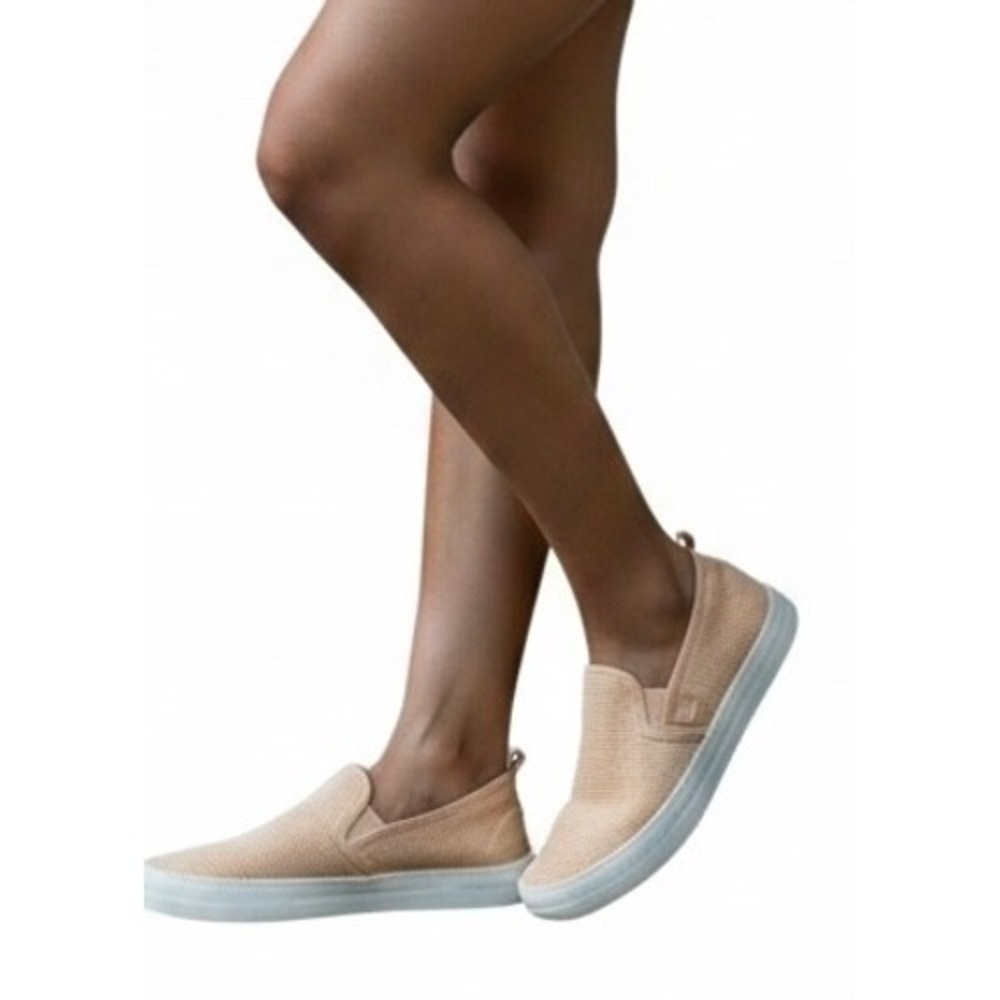 UGG Bren Slip On Sneakers Peach Mesh Knit Platform Shoes 1020090 Womens 7. Prep